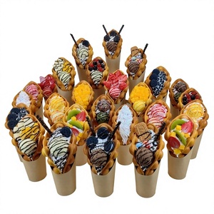 Modelo de muestra de helado de gofre de <span class=keywords><strong>huevo</strong></span> de poliuretano artificial hecho a mano para exhibición - Product Image 1