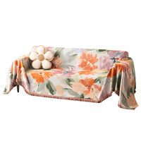 ROYA Nordischer Einfacher Moderner Stil Blumen-Sofabezug Rutschfester Gewebter Stoff 100% Polyester Jacquard Universell Passend für Alle Jahreszeiten