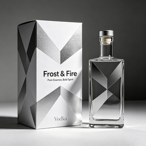 Scatola di Lusso <span class=keywords><strong>Artigianale</strong></span> su Misura per Vodka con Rivestimento in Carta, Elegante Confezione Regalo per Vodka, Robusta Scatola <span class=keywords><strong>Artigianale</strong></span> per Alcolici - Product Image 2
