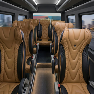 เบาะนั่งนิรภัยสำหรับผู้โดยสารรถบัส Zhongtong Star Vip Luxury Coach วัสดุผ้าได้รับการรับรองมาตรฐาน ISO9001 - Product Image 2