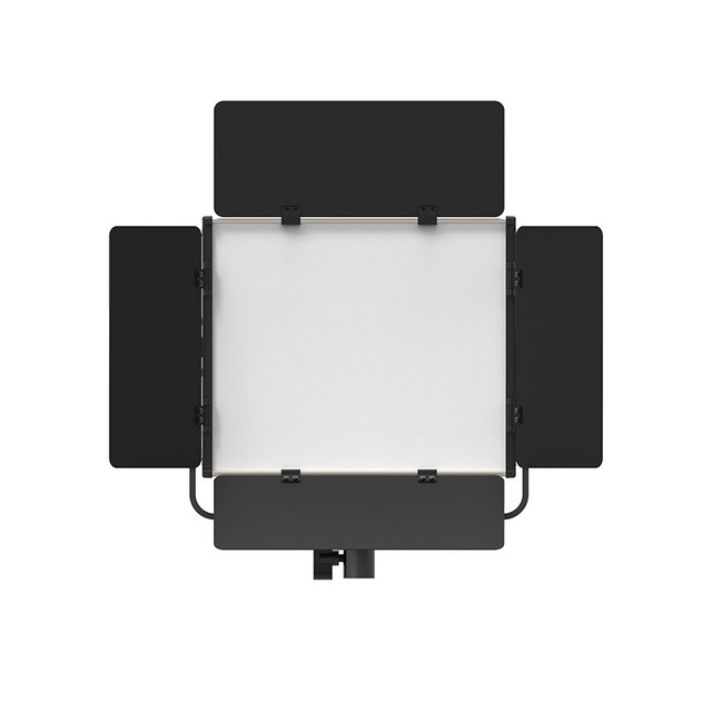 60W Led Video Fill Light Soft Video Flat Panel Light with Barn Door Bi-color Adjustable Temperature 2700K-6500K for Vlogging