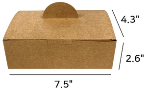 Hộp bánh kraft 8x8x3 hộp bánh giấy màu nâu, bao bì Quà Tặng bằng bìa cứng cho cupcake, bánh quy và bánh ngọt, hộp đựng bánh, - Product Image 5