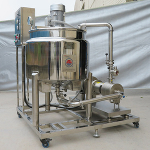 500 LT bể thép không gỉ khuấy phân tán chất nhũ hóa cho mỹ phẩm Kem dưỡng da Bể trộn điện với máy khuấy tốc độ cao - Product Image 3