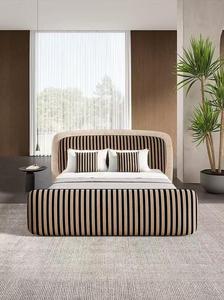 Juego de muebles de dormitorio de lujo italiano, edredón para camas tamaño Queen y King, marco de acero inoxidable, diseños clásicos para muebles para el hogar - Product Image 5