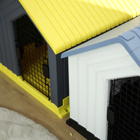 Kandang Hewan Peliharaan Portabel Desain Baru, Rumah Hewan Peliharaan Luar Ruangan, Kandang Anjing Kucing