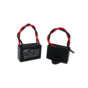 Condensador de Arranque de Motor Cbb61 450V 2.0uF, Condensador para Ventilador de Campana Extractora, Tipo Empotrado - Product Image 1