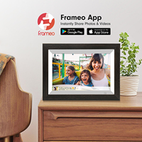 Cadre photo numérique WiFi 10 pouces, application Frameo, partage instantané de photos, décoration intelligente pour la maison, cadeau d'anniversaire, utilisation familiale