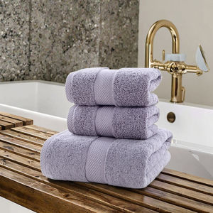 <span class=keywords><strong>Serviette</strong></span> de bain en coton épaissie, absorbante douce avec logo brodé, combinaison d'étiquetage de <span class=keywords><strong>cheveux</strong></span> pour un usage domestique Vente à chaud <span class=keywords><strong>Amazon</strong></span> - Product Image 6