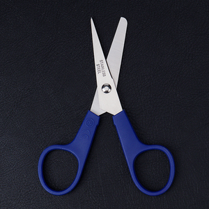 Forbici Professionali per Medicazioni con Manico Blu in Acciaio Inossidabile, Punta Smussata, Forbici Mediche per Traumi - Product Image 3