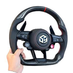 Volant en fibre de carbone forgée pour la modification et l'amélioration du volant du Volkswagen <span class=keywords><strong>Golf</strong></span> 8 GTI MK8 - Product Image 2