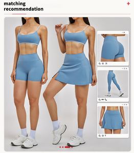 Sujetador Deportivo con Tirantes Finos en Color de Contraste y Logotipo Personalizado, Transpirable, Sexy, Escote Bajo, Top para Mujeres con Busto Grande, para Correr y Yoga - Product Image 5