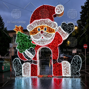 Beautiful IP65 Weather Resistant Christmas Archway <b>Light</b> Decoration LED Effects for Outdoor Shopping Streets Parks Holiday - Product Image 6