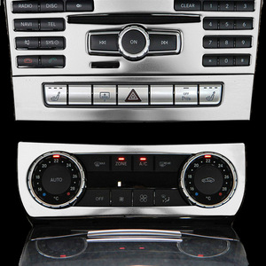 Pegatinas para el interior de Mercedes-Benz, panel de consola central, material ABS, instalación con cinta adhesiva de 3 m para CLS300 CLS350 2012-2013 - Product Image 2