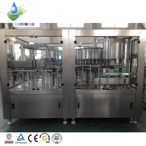 Cina 500ML Otomatis Penuh 3 Dalam 1 Mini Skala Bisnis Kecil Botol Mineral Musim Semi Meja Murni Mesin Pengisi Air Minum Harga