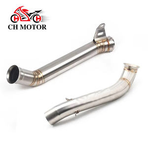 Tuyau de liaison intermédiaire d'échappement de <span class=keywords><strong>moto</strong></span>, raccordement au silencieux d'origine, pour <span class=keywords><strong>KTM</strong></span> <span class=keywords><strong>Duke</strong></span> <span class=keywords><strong>690</strong></span> 2013-2020, pour Husqvarna 701 Svtpilen - Product Image 1