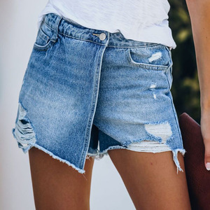Jupe en jean <span class=keywords><strong>pour</strong></span> femme <span class=keywords><strong>2022</strong></span>, idéale <span class=keywords><strong>pour</strong></span> l'automne et l'hiver, best-seller, décontractée, personnalisée, taille haute, coupe slim - Product Image 1