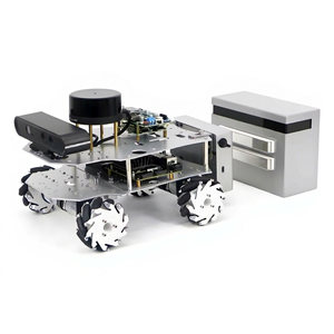 Caja de Control Industrial con 4 Botones y Pantalla LCD para Base de Robot AGV - Product Image 1