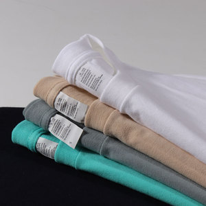 เสื้อยืดคอกลมแขนยาวผ้าฝ้าย 100% น้ำหนัก 250 กรัม สินค้าขายดีประจำฤดูใบไม้ผลิและฤดูร้อนปี 2026 เสื้อผ้าผู้ชาย เสื้อยืดแขนยาว - Product Image 3