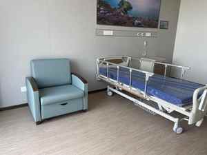 MT <strong>MEDICAL</strong> Hospital Furniture Sleeping <strong>Sofa</strong> Bed Patient Room Use Folding Attendant Chair - Product Image 4