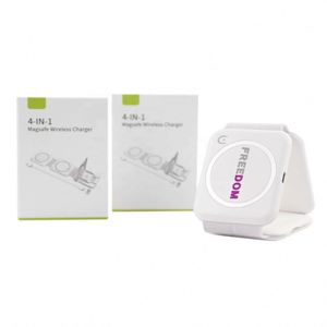 Chargeur sans fil magnétique pliable 3-en-1 portable avec charge rapide et design imprimé UV - Product Image 4