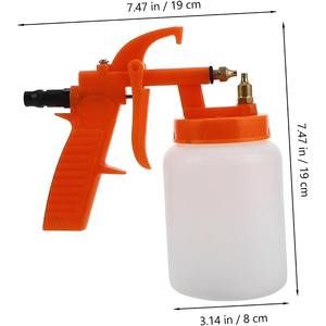 Pistola de Pintura Ergonómica para el Hogar, Muebles y Automóviles, Cobertura Precisa y Fácil para Reparaciones de Construcción, Hecha de Plástico Resistente - Product Image 5