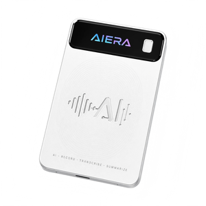 Registratore Vocale Digitale AI con 5 Microfoni, ChatGPT, Magnete, Riduzione Rumore 360°, 64GB, Trascrizione, Traduzione, per Appunti Riunioni - Product Image 2