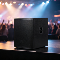 EKX118SP Subwoofer actif haute puissance 18 pouces 1000W*8ohm avec amplificateur DSP, enceinte en bois pour intérieur/extérieur, idéal pour clubs et spectacles
