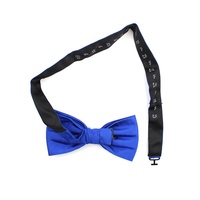 Nœuds papillon uniques pour hommes fabriqués à la main par l'usine de Shengzhou, ajustables, bleus, pré-noués, 100 % soie, personnalisés avec logo, motif insecte.