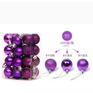 Set de 24 Adornos de Bolas de Navidad Irrompibles, Decoraciones <span class=keywords><strong>para</strong></span> Árbol de Navidad, Bolas de 3 cm (1.18 Pulgadas) - Product Image 6