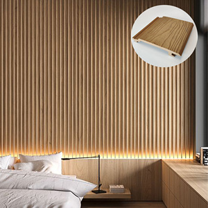 Revestimiento laminado acanalado para exteriores, revestimiento de Pvc impermeable para exteriores, Panel de pared de Wpc sólido de Pvc de grano de madera para exteriores - Product Image 6