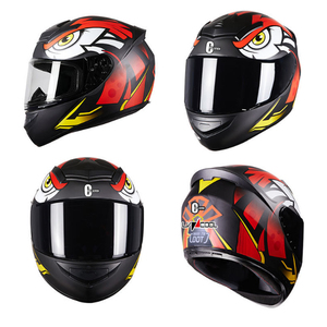 2025 nouvelle couleur correspondant ABS matériel DOT Certification intégral casque de moto fabricant cheveux raides prix génial - Product Image 3