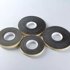 waterproof custom pre cut round strips black single sided Coated Hot melt Adhesive sealing eva foam tape