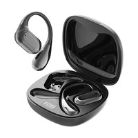 Écouteurs sportifs Q15 à crochet d'oreille, écouteurs sans fil avec affichage numérique, écouteurs OWS TWS avec micro, casque de jeu BT pour le sport et la course à pied