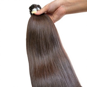 ผมต่อแบบปลายแบน Rusa Hair เวียดนามแท้ เกรดพรีเมียม สีน้ำตาลธรรมชาติ น้ำหนัก 100 กรัม - Product Image 1