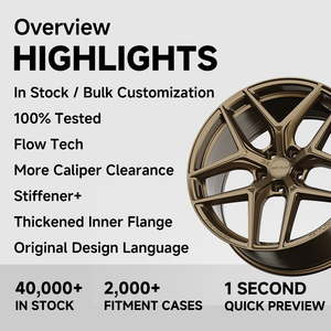 Jante en alliage d'aluminium Makstton Flow Formed FF-FK07T pour <span class=keywords><strong>Ford</strong></span> <span class=keywords><strong>Mustang</strong></span> <span class=keywords><strong>Mach</strong></span>-E, 20 pouces, haute résistance, jante de voiture, jante en alliage, roue EV renforcée - Product Image 2