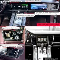 Écran double Android 12,3 pouces pour Porsche Panamera 970 2010-2017 2din, autoradio GPS DSP Carplay, lecteur multimédia vidéo, unité principale