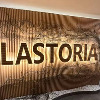 Enseigne murale en métal 3D sur mesure, lettres volumineuses, vente en gros, lettres 3D en acier inoxydable pour la publicité hôtelière