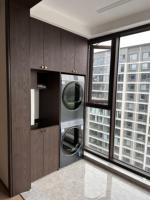 Meuble de rangement intelligent pour machine à laver de balcon, design personnalisé, avec évier intégré pour salle de bain