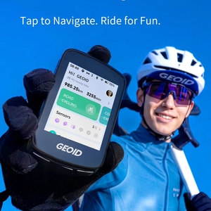 Ordinateur de vélo intelligent GEOID CC700 Pro, GPS, <span class=keywords><strong>capteur</strong></span> ANT+, écran tactile 2,8 pouces, données en temps réel, sans fil, étanche IPX7, navigation hors ligne - Product Image 1