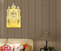 Jam Dinding Berlapis Kayu Antik Islami Clo Rumah Berbentuk Plastik Jam Dinding Rumah Ruang Tamu Kamar Tidur Dekorasi Jam Dinding Azan Islami