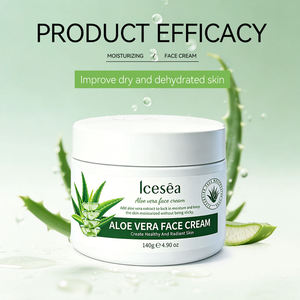 Crème pour le visage à l'aloe vera Icesea, hydratante, réparatrice, apaisante, soin des peaux sèches, vente en gros OEM - Product Image 4
