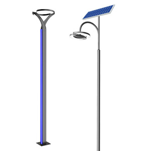 Lampe de cour extérieure Juming Crescent Bay 3m 30W, éclairage paysager moderne étanche pour parcs et jardins - Product Image 4