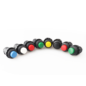 สวิตช์ปุ่มกดแบบ PBS-425พร้อมตัวชี้วัดไฟ LED สีเหลืองและสีแดง2ตัววัสดุพลาสติกแรงดันไฟฟ้าสูงสุด250V - Product Image 1