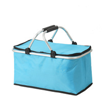 Paniers de rangement pliables en PVC imperméable avec tissu en nylon, capacité 20-35L, design moderne, pour voyage