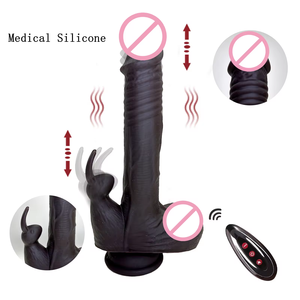 Bestseller in Europa neuer elektrischer großer Dildo vibrationsheizung teleskopischer weiblicher Penis weiblicher Sex großer Dildo Großhandel - Product Image 1
