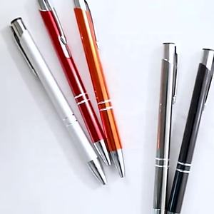 قلم جِل كروي من Stylus بشعار مخصص جديد مع إعلانات فاخرة جودة عالية من قلم معدني كروي من الألومنيوم للبيع بالجملة - Product Image 2