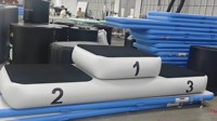 Podium gonflable commercial personnalisé en PVC, pliable et portable, pour cérémonies de remise de prix et compétitions sportives – Modèle populaire 2026