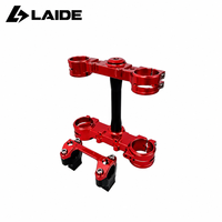 Support de Guidon Triple en Aluminium CNC Renforcé Anodisé Rouge pour Sur Ron Ultra Bee – Pièces de Mise à Niveau de Direction et de Fixation
