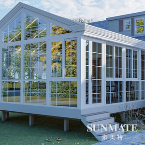 Véranda intelligente moderne en alliage d'aluminium <span class=keywords><strong>pour</strong></span> <span class=keywords><strong>serre</strong></span> personnalisée Triple verre trempé feuilleté <span class=keywords><strong>pour</strong></span> villa <span class=keywords><strong>Balcon</strong></span> Patio <span class=keywords><strong>Terrasse</strong></span> - Product Image 5