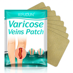 SEFUDUN 8 Pack Plester Varises Herbal Alami Cina, Plester Transdermal untuk Kaki - Product Image 1